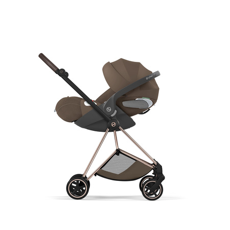 Cybex Mios 4.0 Style Rosegold Coconut Brown zestaw 3w1 z fotelikiem Cloud T i-Size