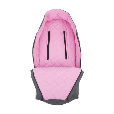 CuddleCo Śpiworek wodoodporny Comfi-Extreme Szary Melange/Różowy