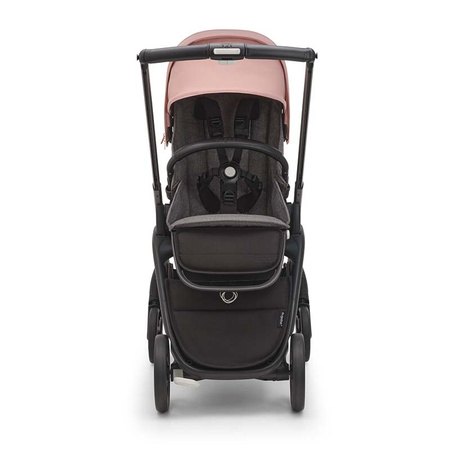 Bugaboo Dragonfly wózek spacerowy rama Graphite/Grey Melange-Morning Pink
