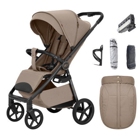 Carrello Bravo Carbon CRL-5530 Ketch Beige wózek spacerowy