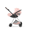 Cybex Mios 4.0 Style Chrome Brown Peach Pink zestaw 3w1 z fotelikiem Cloud T i-Size