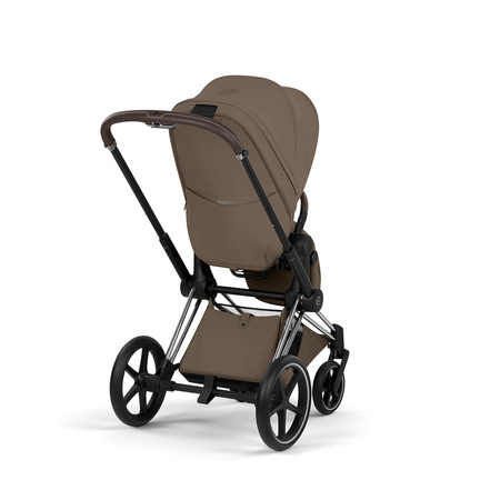 Cybex Priam 5.0 Chrome Brown Coconut Brown zestaw 3w1 z fotelikiem Cloud T i-Size
