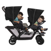 Graco Stadium Duo Black Grey wózek bliźniaczy