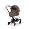Cybex Mios 4.0 Style Rosegold Coconut Brown zestaw 3w1 z fotelikiem Cloud T i-Size