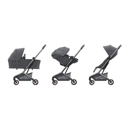 Maxi Cosi Wózek Fame Cabin Moon Graphite wózek 2w1 głęboko-spacerowy