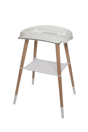 bébé-jou Stojak bukowy do wanienki Sense White 4217001