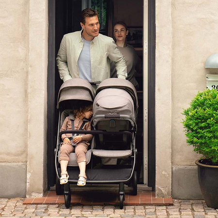 Nuna trvl dubl Caviar wózek bliźniczy