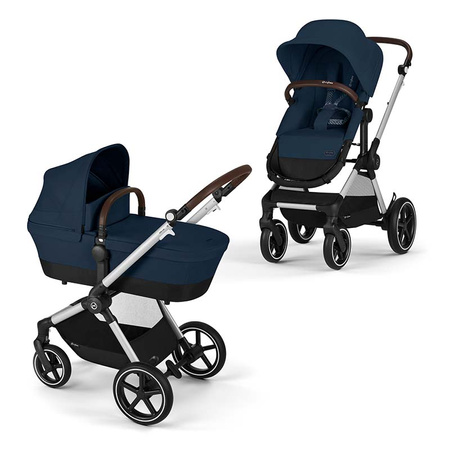 Cybex Eos Lux Ocean Blue Wózek 2w1 (głeboko-spacerowy)