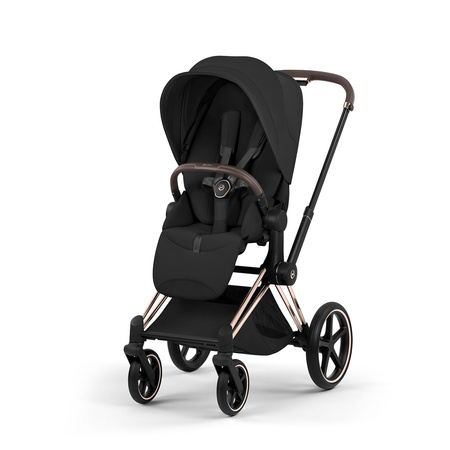 Cybex Priam 5.0 Rosegold Sepia Black zestaw 3w1 z fotelikiem Cloud T i-Size