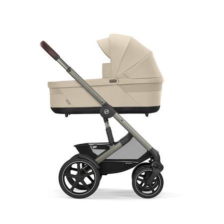 Cybex Talos S Lux Almond Beige wózek 3w1 głęboko-spacerowy z fotelikam Cloud G Plus