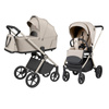 Carrello Ultra F Polar Beige wózek dziecięcy 2w1 ze składaną gondolą