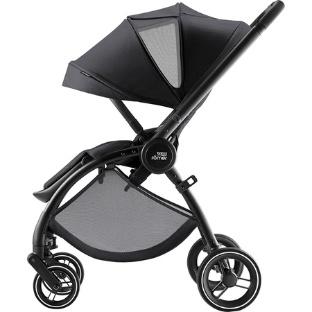 Britax Romer Rio Style Carbon Black zestaw 4w1 z fotelikiem Baby-Safe Pro i Bazą