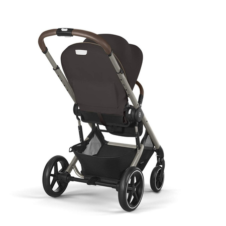 Cybex Balios S Lux 2.0 Chocolate Brown zestaw 4w1 z fotelikiem Cloud G Plus i Bazą G