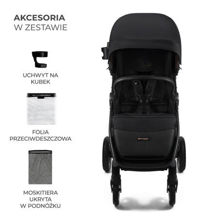 Kinderkraft Mitzy Air Czarny wózek spacerowy