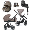 Roan IVI 2.0 Cocoa zestaw 4 w 1 z fotelikiem Maxi Cosi Pebble 360 Pro2 i bazą isofix