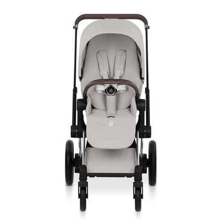Cybex e-Priam 5.0 Chrome Brown City Grey zestaw 3w1 z fotelikiem Cloud T i-Size