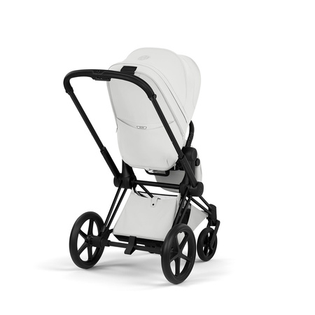 Cybex Priam 5.0 Matt Black Off White wózek 2w1 głęboko-spacerowy