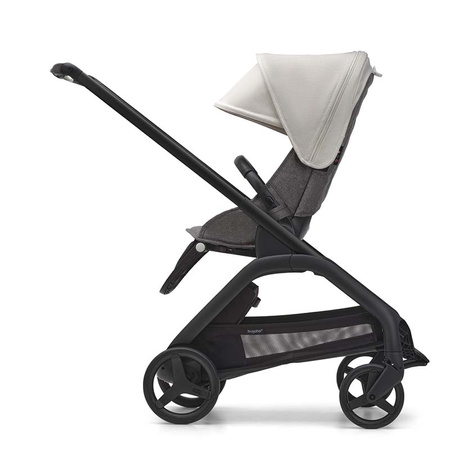 Bugaboo Dragonfly wózek spacerowy rama Black/Grey Melange-Misty White