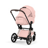 Cybex Priam 5.0 Rosegold Peach Pink zestaw 3w1 z fotelikiem Cloud T i-Size