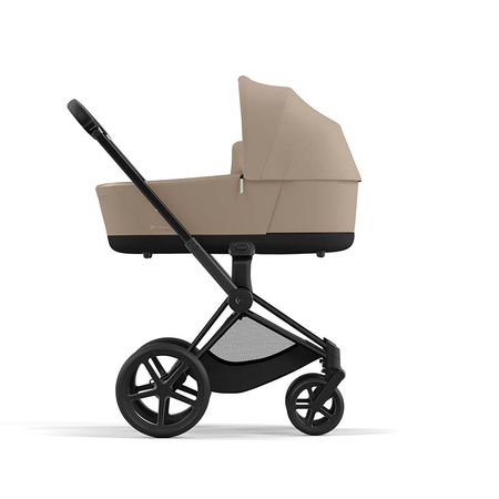 Cybex Priam 4.0 Matt Black Cozy Beige wózek głęboki