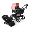 Bugaboo Fox 5 Renew Black/Black Haritage/Morning Pink wózek 2w1 głęboko-spacerowy