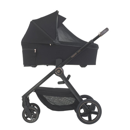 Espiro Only 2024 Stylish Black wózek głęboko-spacerowy 2w1