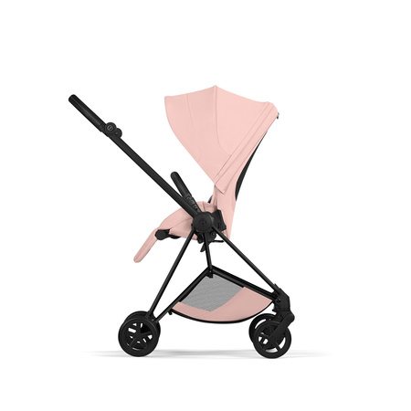 Cybex Mios 4.0 Style Matt Black Peach Pink wózek 2w1 głęboko-spacerowy
