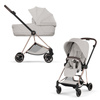 Cybex Mios 4.0 Style Rosegold City Grey zestaw 3w1 z fotelikiem Cloud T i-Size