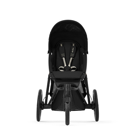Cybex Avi Spin Moon Black zestaw 2w1 z Gondolą S i adapterami do gondoli