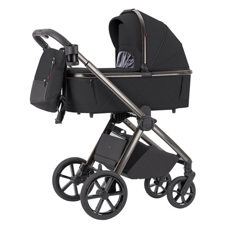 Carrello Omega Absolute Black wózek 2w1 głęboko-spacerowy