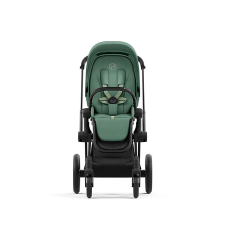 Cybex Priam 4.0 Matt Black Leaf Green wózek spacerowy