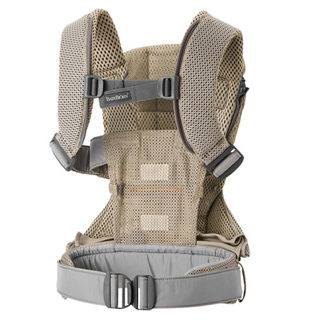 BabyBjorn nosidełko ONEAir 3D Mesh Szary Beż