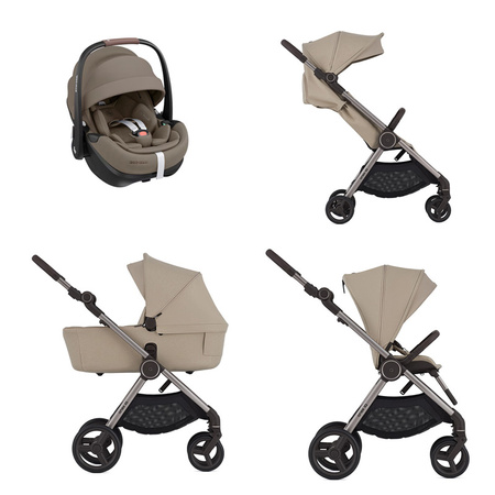 Anex iQ Premium Creamy zestaw 4w1 z fotelikiem Maxi Cosi Pebble 360 Pro2