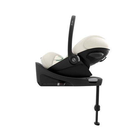 Cybex Cloud G i-Size Seashell Beige Plus fotelik z bazą G zestaw 0-13 kg