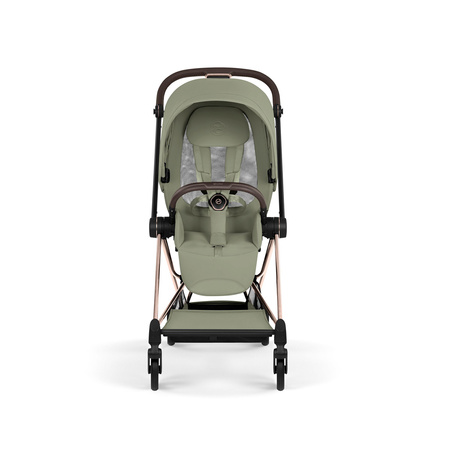 Cybex Mios 4.0 Style Rosegold Sage Green zestaw 3w1 z fotelikiem Cloud T i-Size