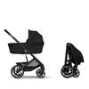 Cybex Balios S Lux 2026 ze składaną gondolą Moon Black wózek 2w1 głęboko-spacerowy 