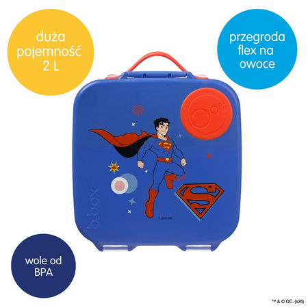 B.Box Lunchbox z wkładem chłodzącym Superman