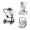Cybex Priam 5.0 Rosegold Off White zestaw 3w1 z fotelikiem Cloud T i-Size