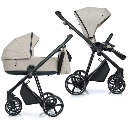 Roan IVI 2.0 Sesame zestaw 4 w 1 z fotelikiem Maxi Cosi Pebble 360 Pro2 i bazą isofix