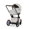 Cybex e-Priam 5.0 Rosegold City Grey wózek 2w1 głęboko-spacerowy