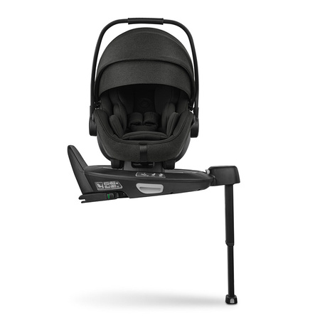 Bugaboo Otter Washed Black fotelik z Bazą 360 Isofix zestaw 0-13 kg