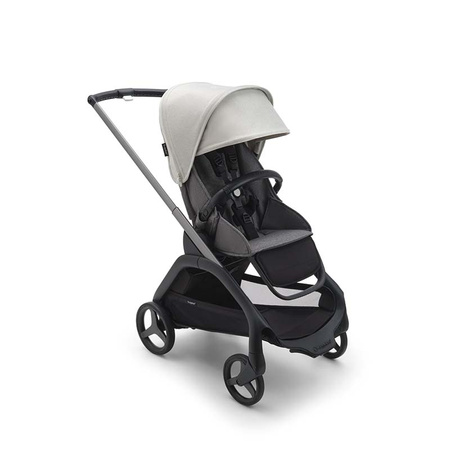 Bugaboo Dragonfly wózek spacerowy rama Graphite/Grey Melange-Misty White