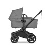 Bugaboo Donkey6 Komplet Mono Black/Moon Grey wózek 2w1 głęboko-spacerowy 