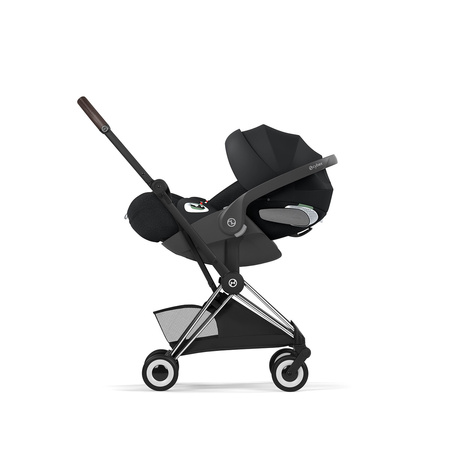 Cybex Coya 2 Style Chrome Brown Sepia Black zestaw 3w1 z fotelikiem Cloud T i-Size