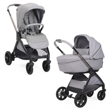 Chicco Bellagio 2 Lunar Rock wózek 2w1 głęboko-spacerowy z gondolą Gran Comfort