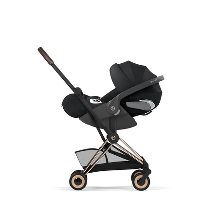 Cybex Coya 2 Comfort Rosegold Sepia Black zestaw 3w1 z fotelikiem Cloud T i-Size