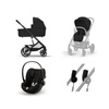 Cybex Balios S Lux 2.0 Moon Black zestaw 3w1