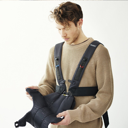 BabyBjorn nosidełko Mini 3D Mesh Szary