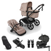 Bugaboo Fox 5 Renew Black/Desert Taupe Melange zestaw 5w1