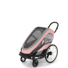 Cybex Zeno Bike Silver Pink wielofunkcyjna przyczepka rowerowa